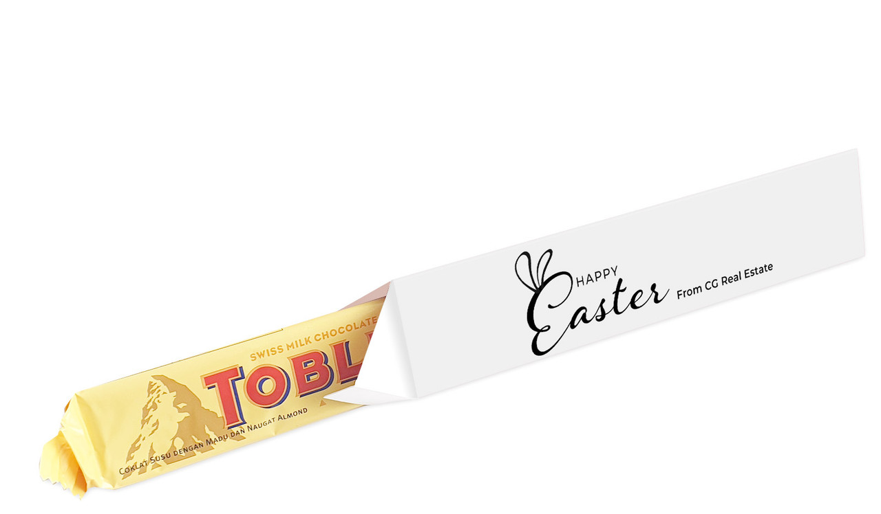 Fun Font Personalised Easter Toblerone Bar In A Box