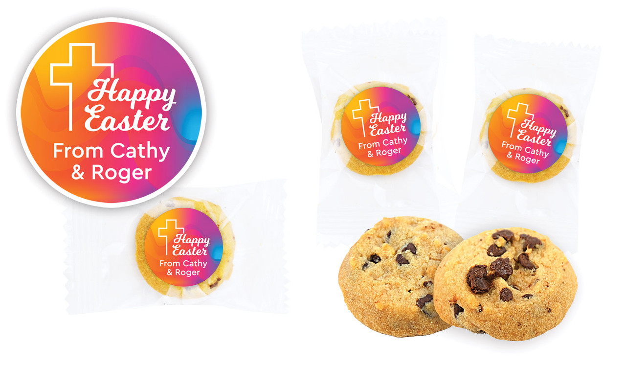 Radiant Religious Easter Personalised Bite-Size Cookie 5g