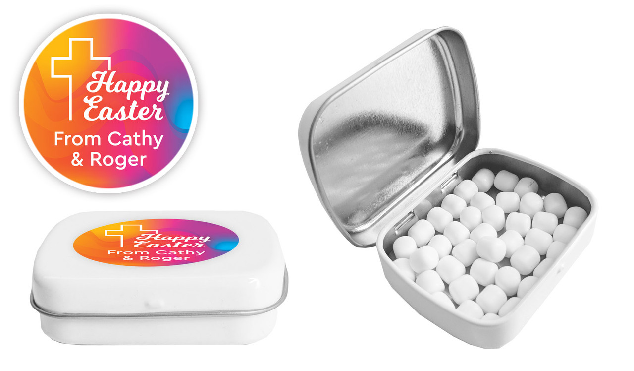 Radiant Religious Personalised Easter Mint Tins