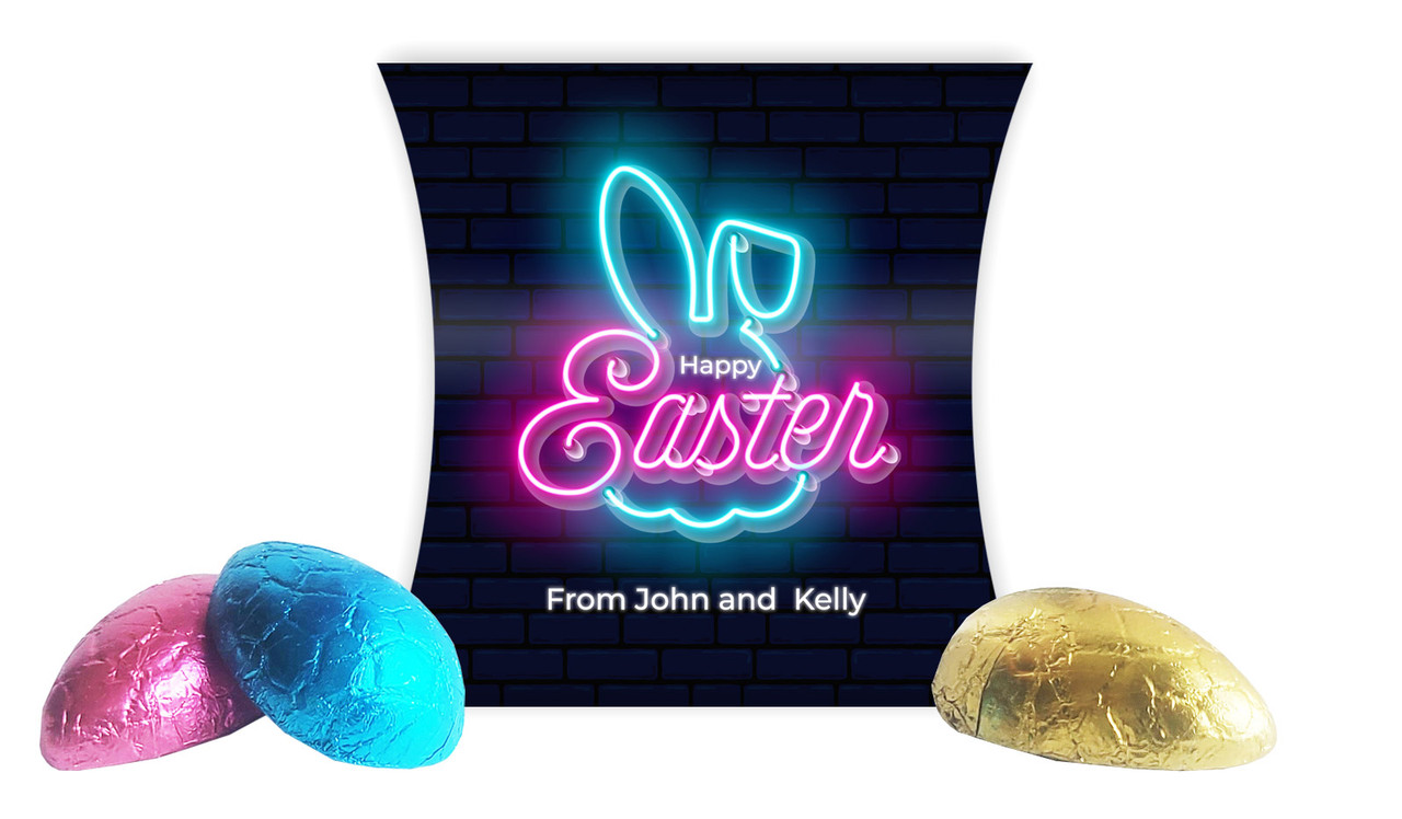 Neon Easter Pillow Box