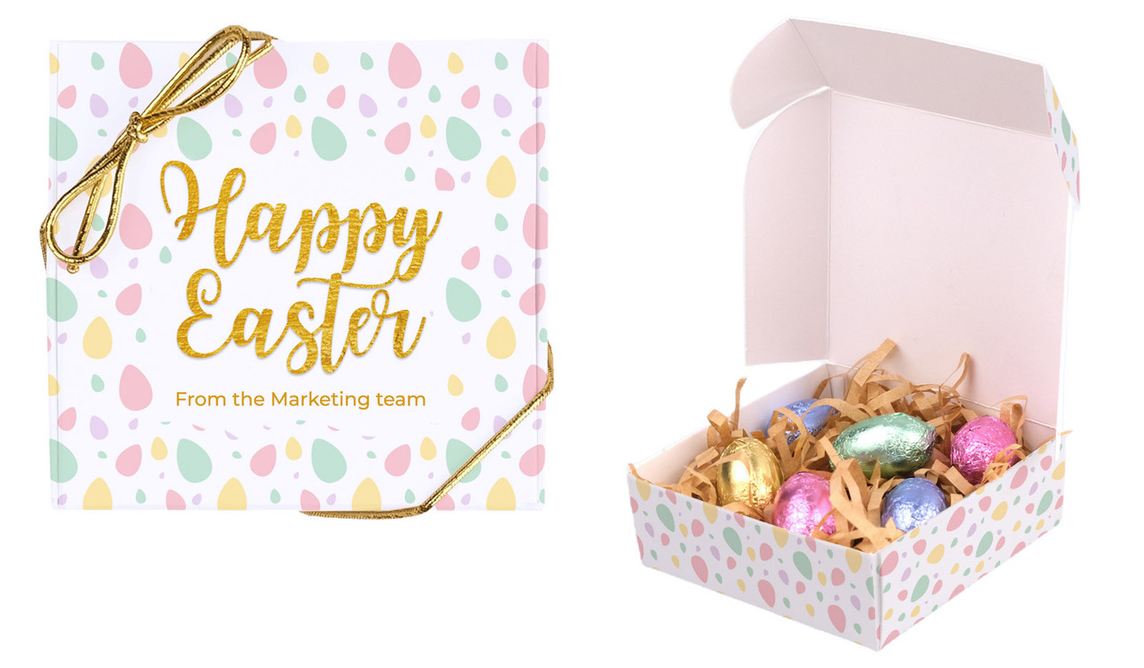 Pastel Eggs Personalised Easter Egg Nest Box