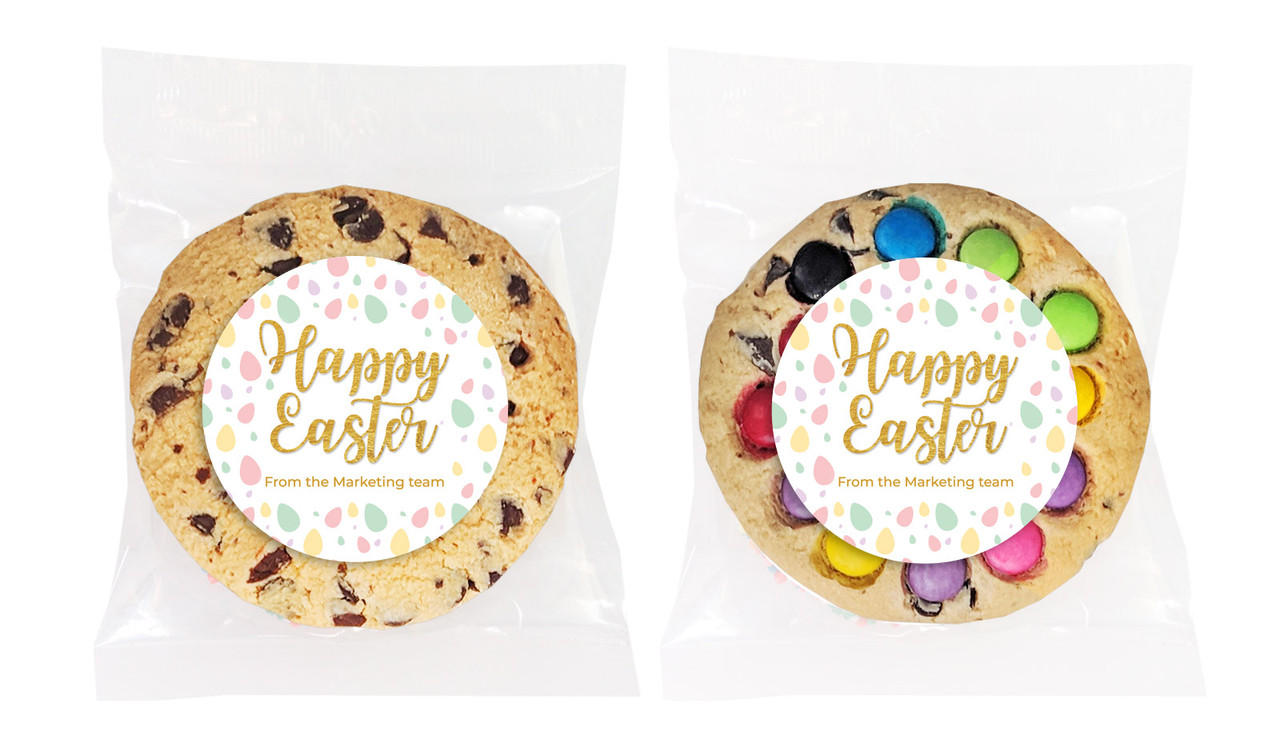 Pastel Eggs Personalised Easter Cookies