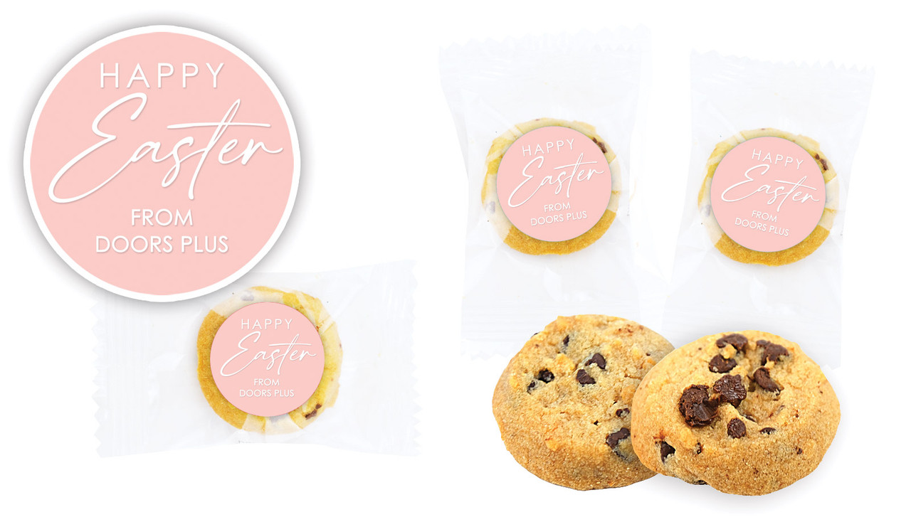 Pretty Pink Easter Personalised Bite-Size Cookie 5g