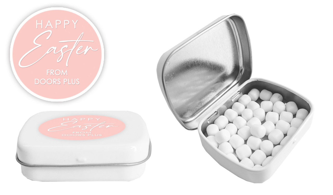 Pretty Pink Personalised Easter Mint Tins