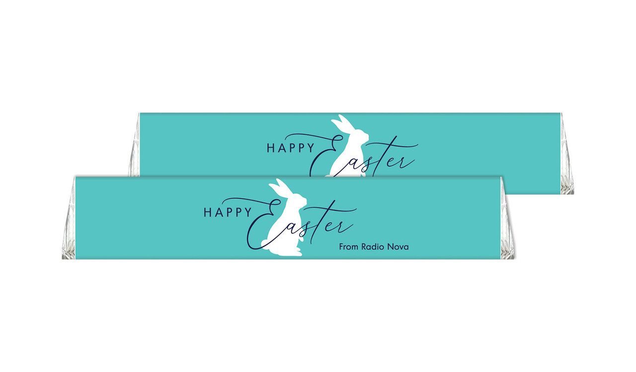 Turquoise Personalised Easter Toblerone Bars 50g