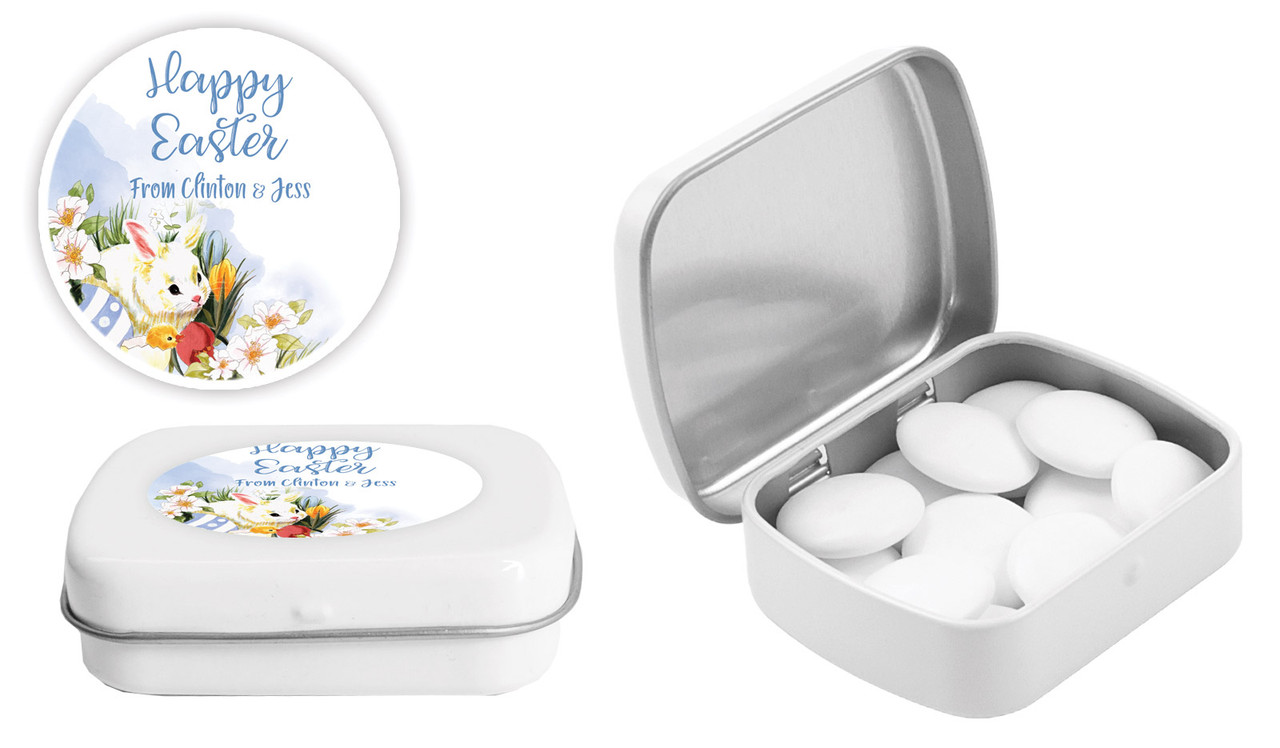 Easter Scene Personalised Easter Mint Tins
