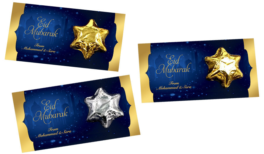 Gold City Personalised Eid Star Card