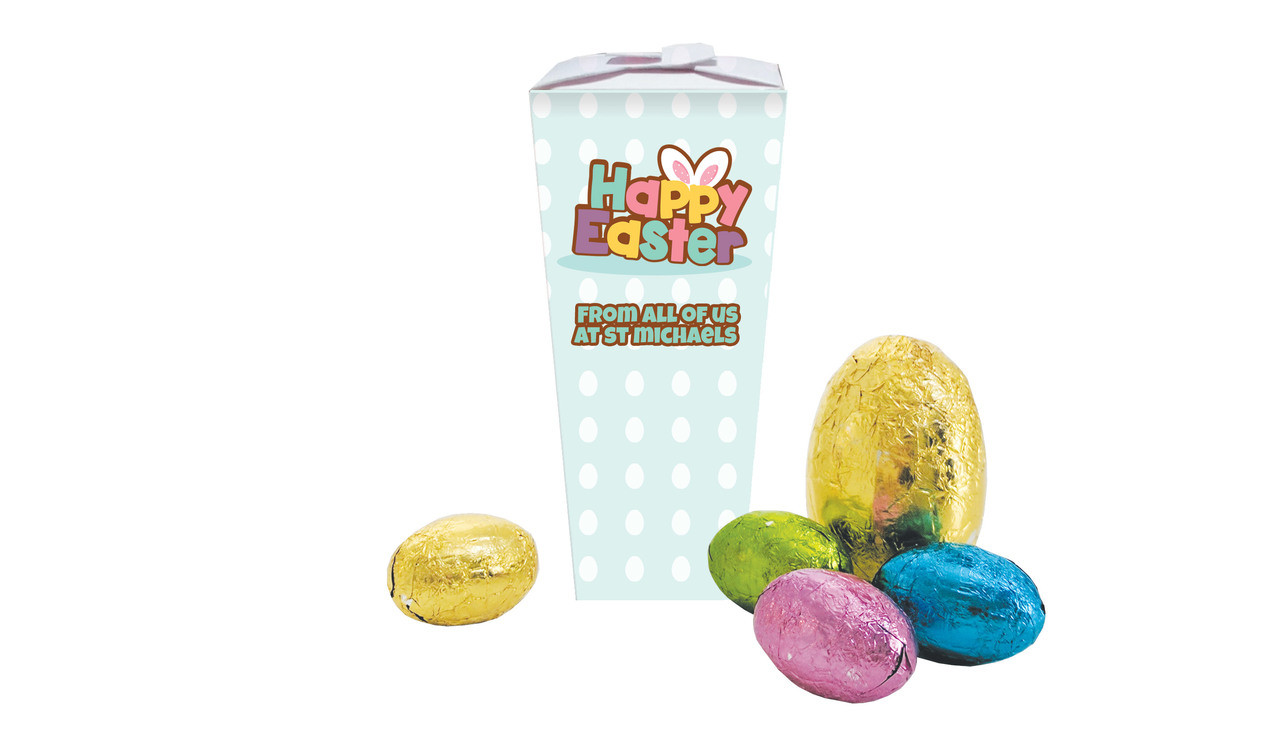 Happy Easter Personalised Easter Egg Chocabox