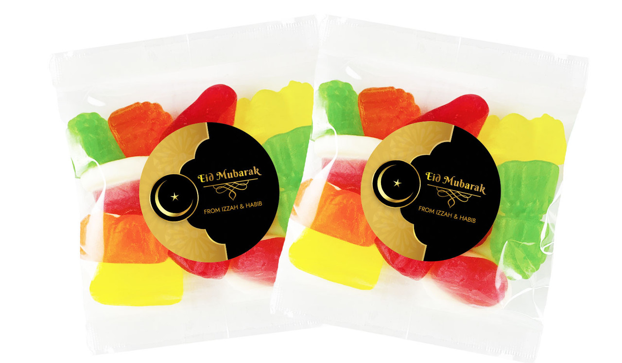 Moon Star Eid Personalised Lolly Bag