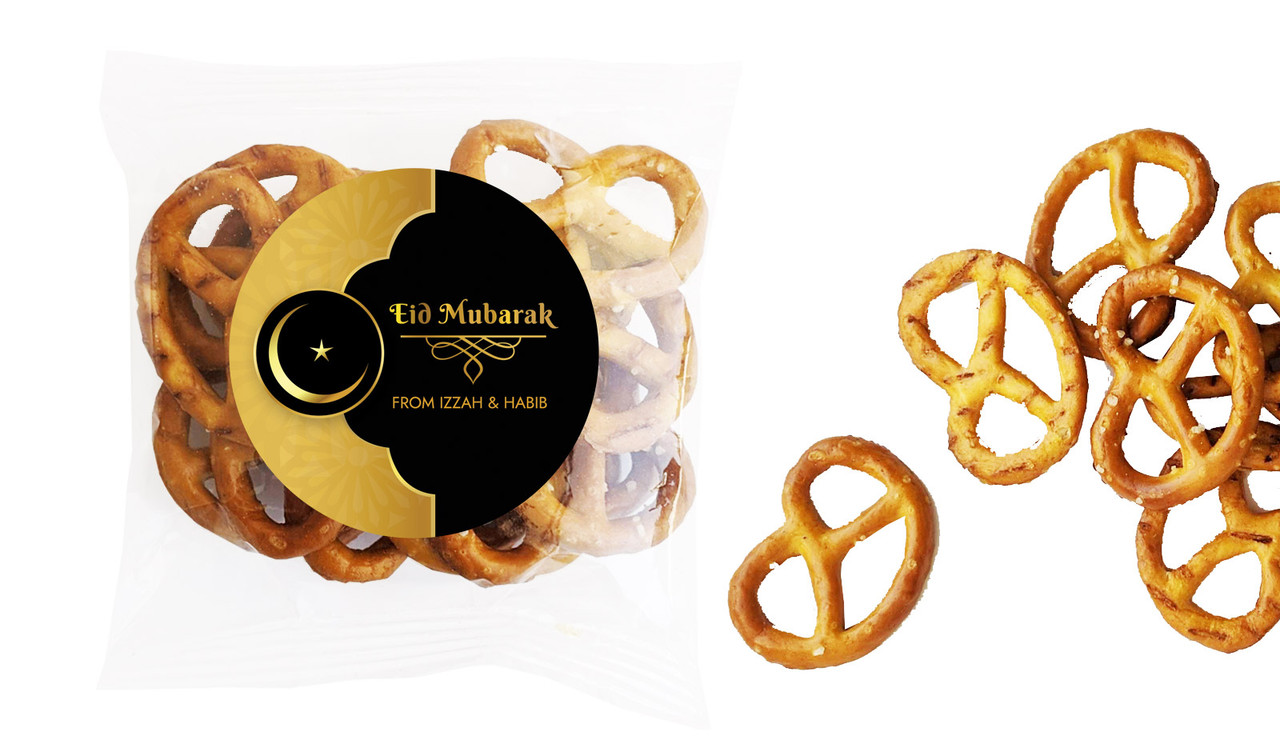 Moon Star Eid Personalised Bag Of Pretzels