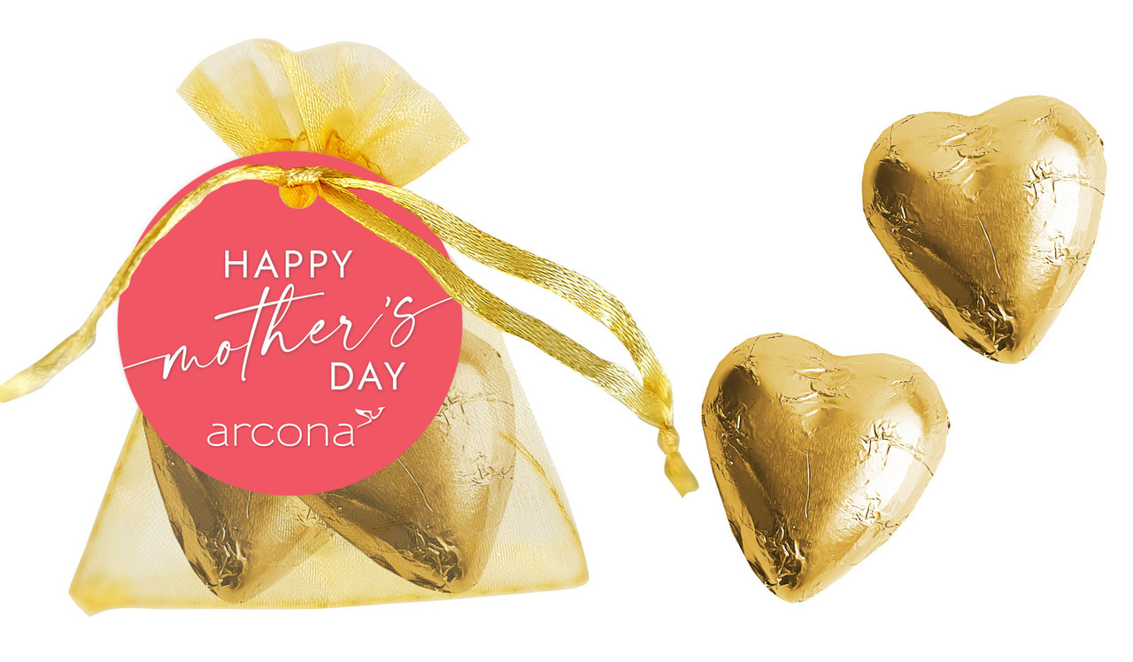 Watermelon Pink Mother's Day Organza Bag