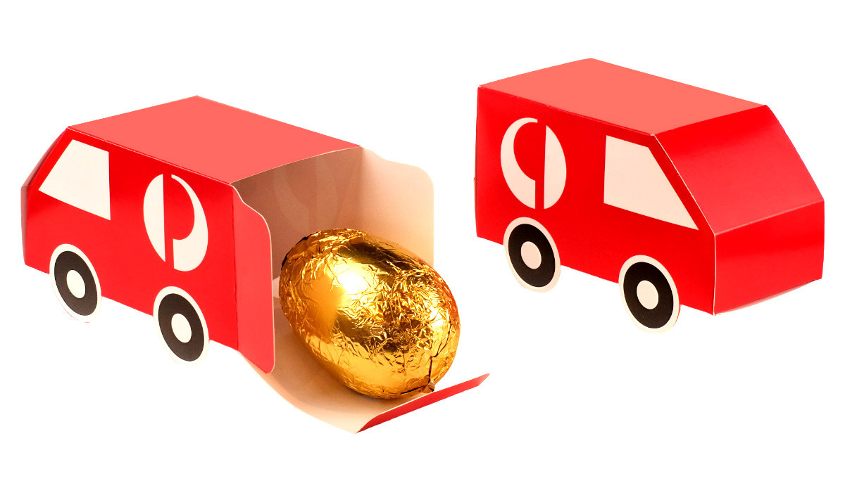 Box is able to hold a 40g Easter Egg