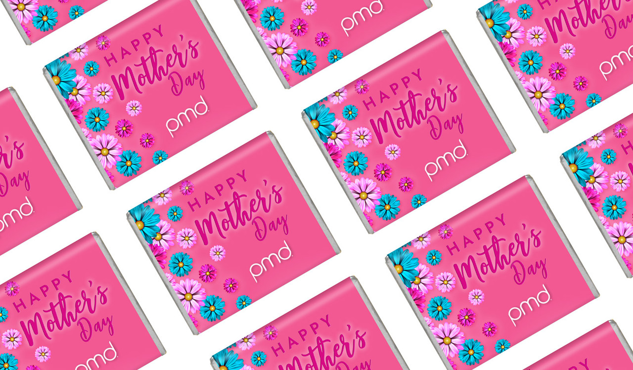 Gerberas Mother's Day Custom Mini Chocolates
