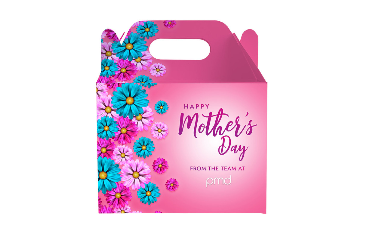 Gerberas Mothers Day Personalised Gable Favour Box