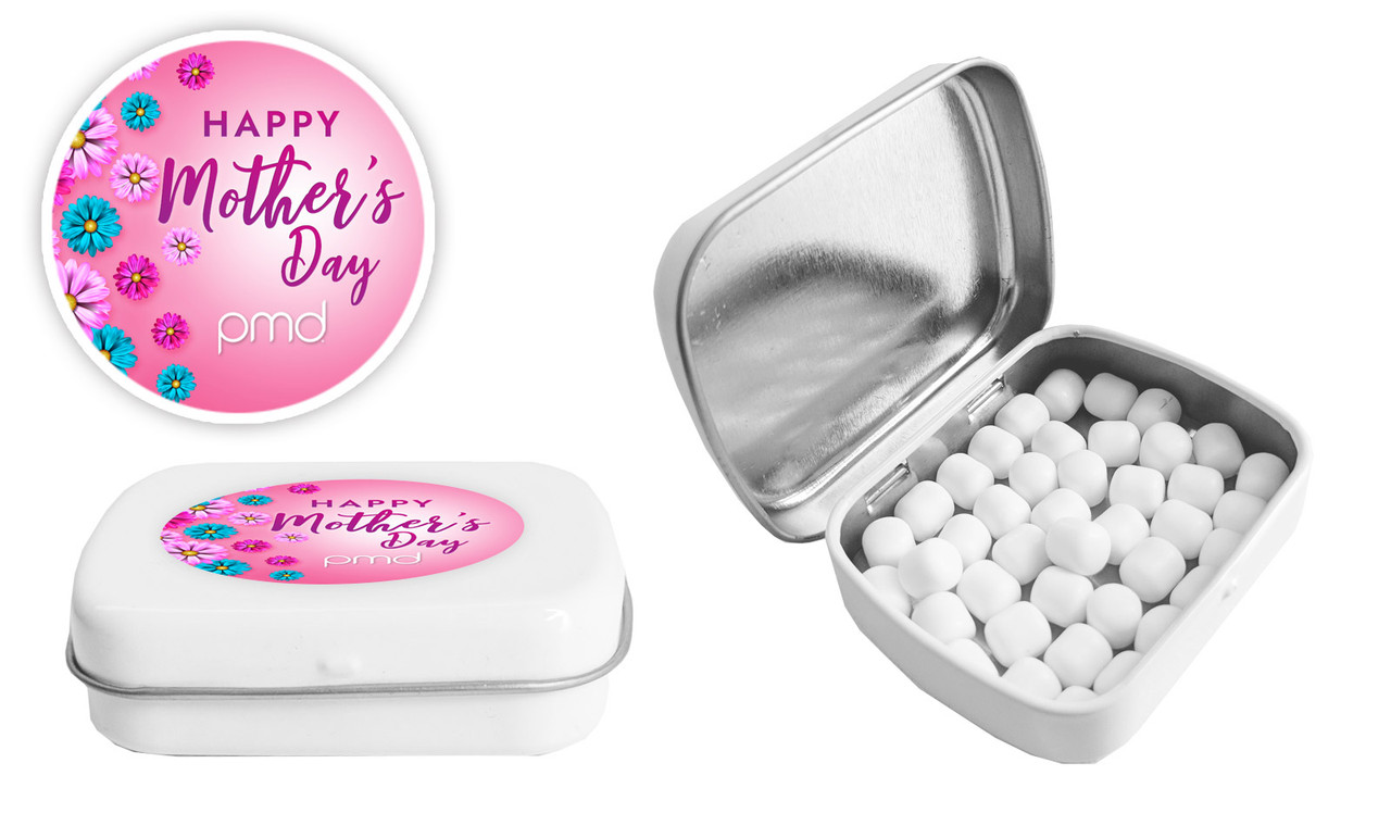 Gerberas Mothers Day Personalised Mint Tins
