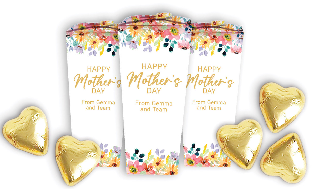 Colourful Florals Mothers Day Personalised Chocaboxes