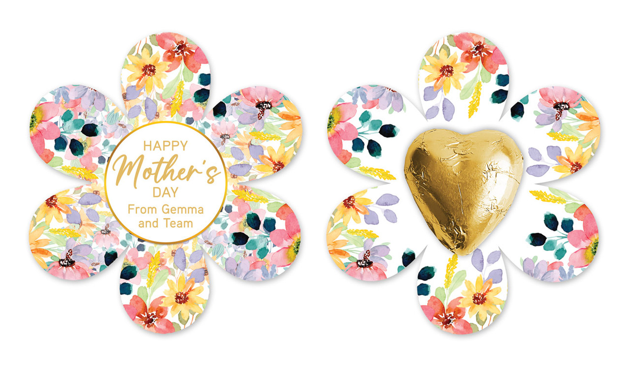 Colourful Florals Mother's Day Flower Card