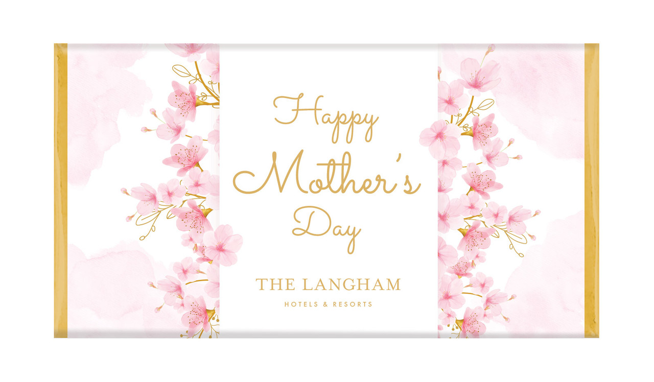 Beautiful Blossoms Mother's Day Personalised Chocolate Bars