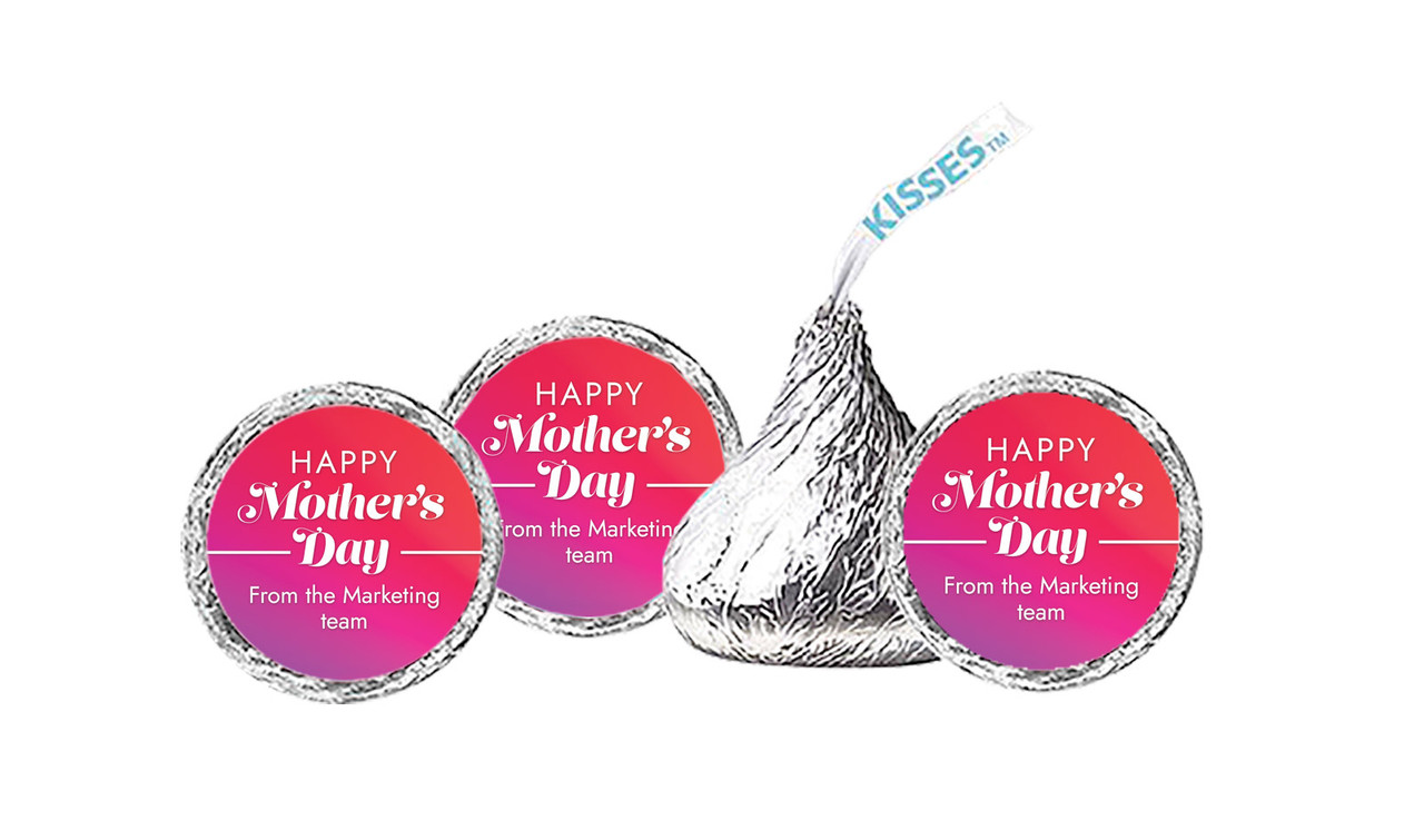 Pink And Purple Mothers Day Personalised Hersheys Kisses