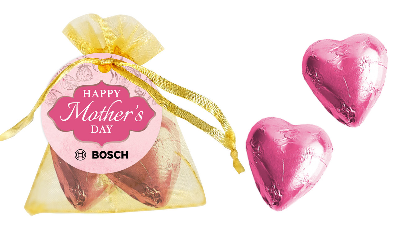 Rose Gold And Pink Mother's Day Organza Bag