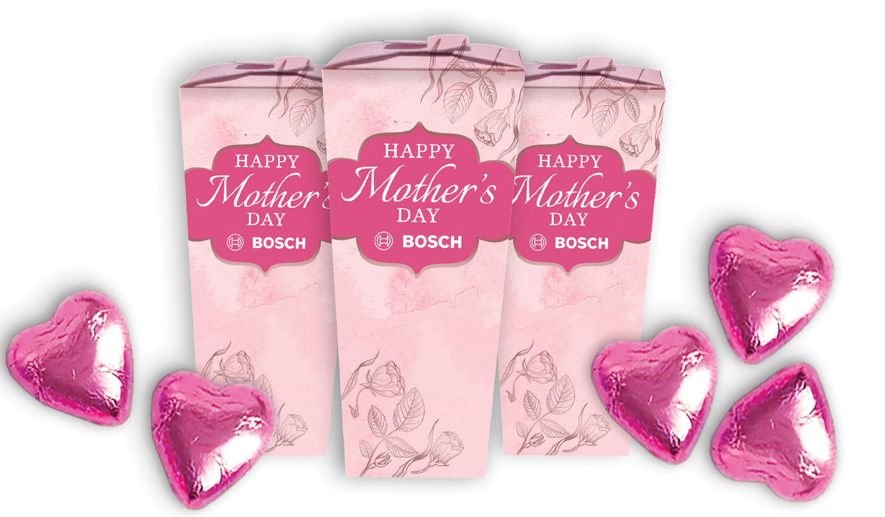 Rose Gold And Pink Mothers Day Personalised Chocaboxes