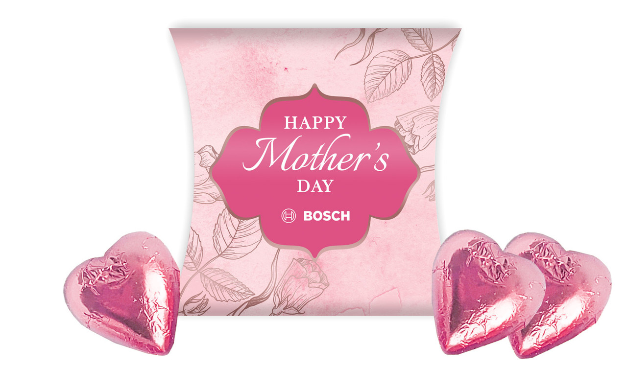 Rose Gold And Pink Mothers Day Personalised Pillow Boxes