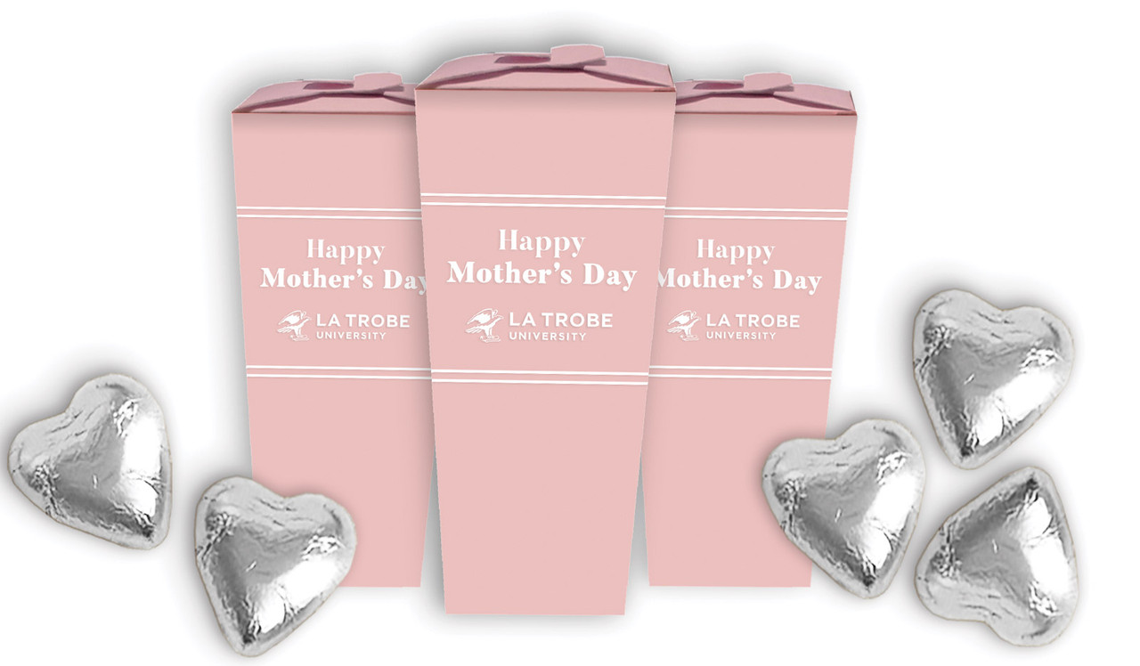 Simple Pink Mothers Day Personalised Chocaboxes