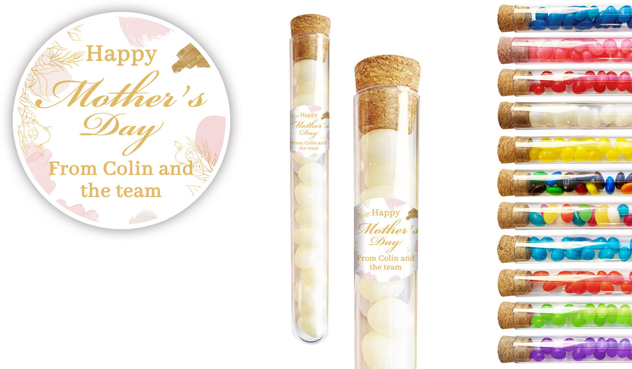 Watercolour Mothers Day Personalised Test Tubes