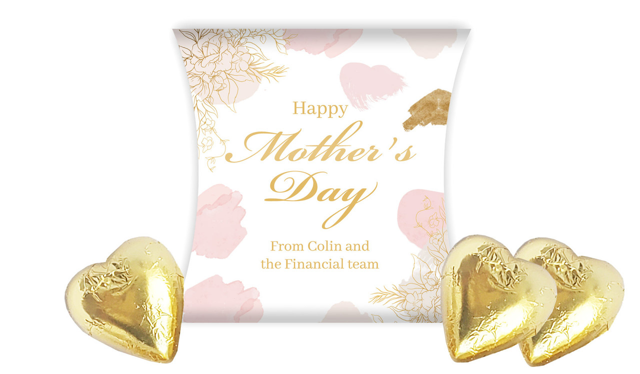 Watercolour Mothers Day Personalised Pillow Boxes
