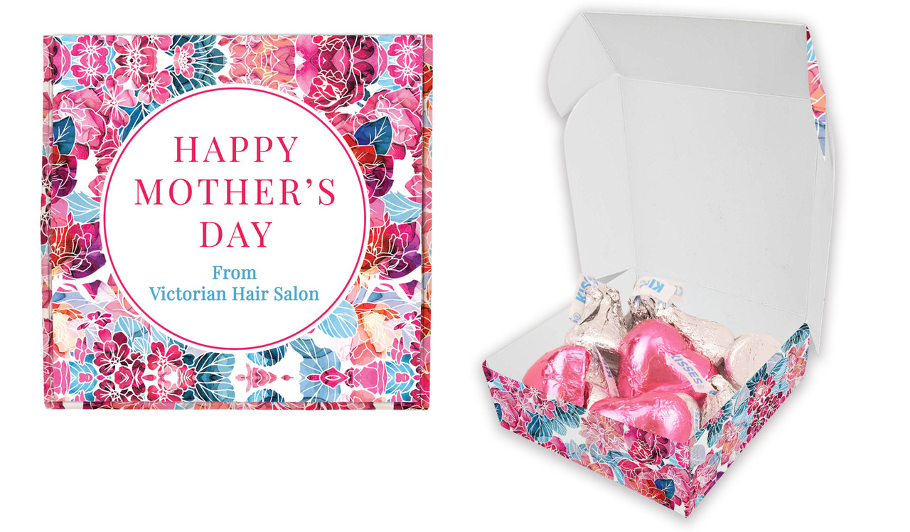Seamless Floral Mother's Day Hugs And Kisses Box