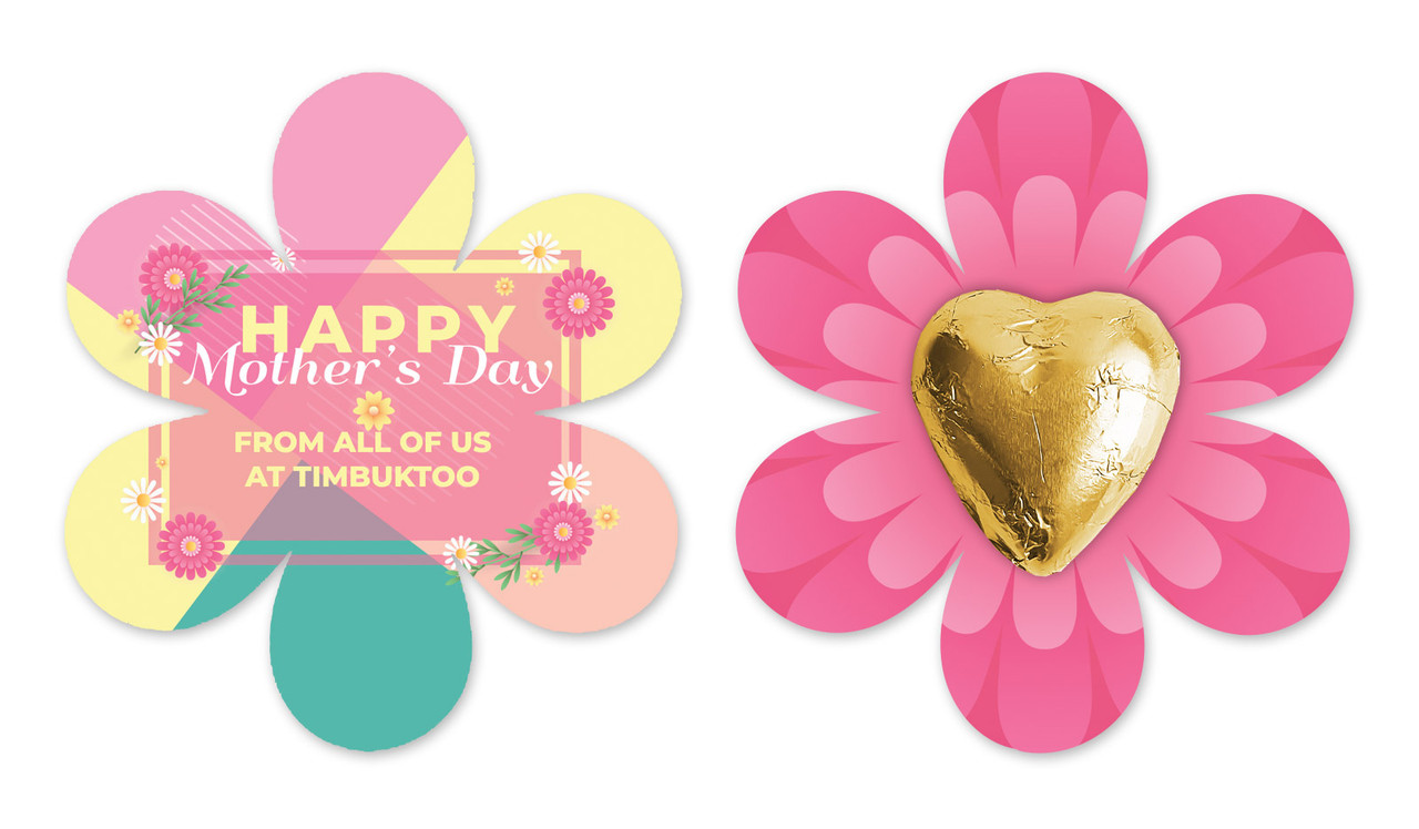 Bold Colours Custom Mother's Day Flower Card