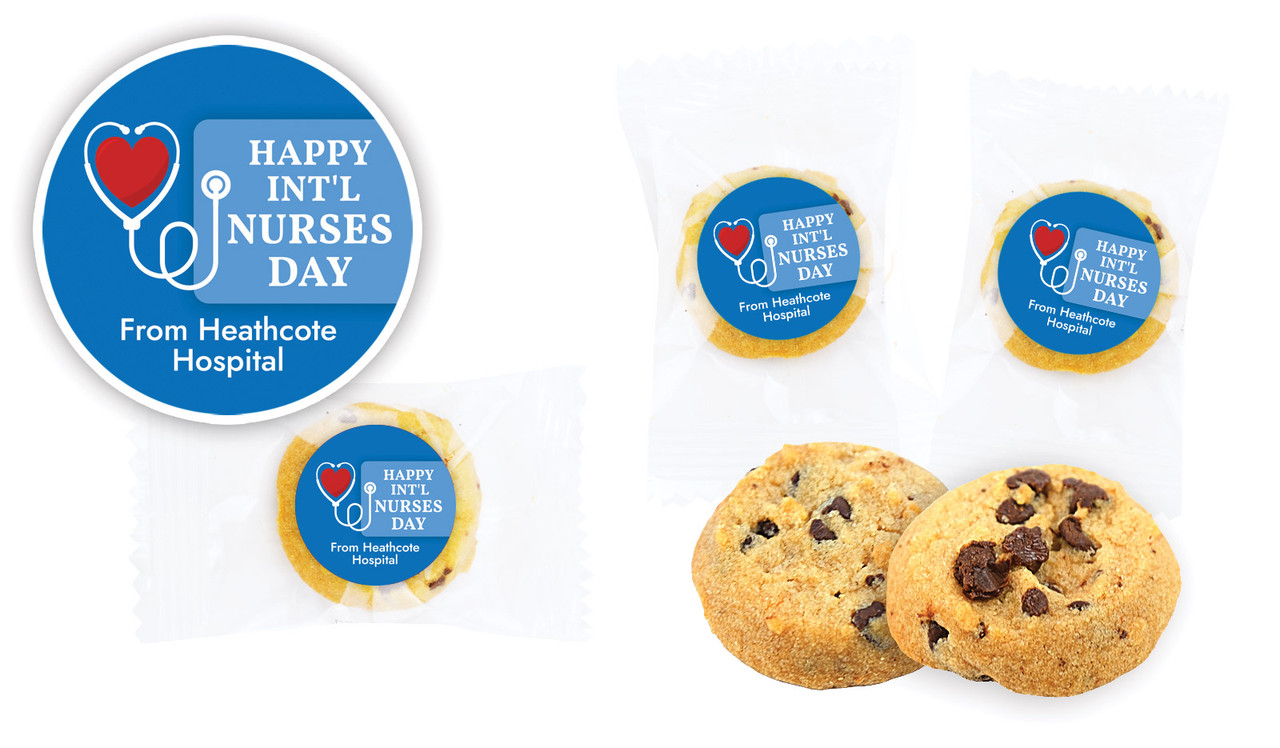 Heart Stethoscope International Nurses Day Bite-Size Cookie 5g