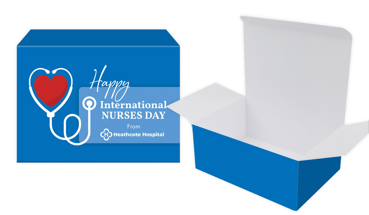 Heart Stethoscope International Nurses Day Personalised Tuck Gift Box