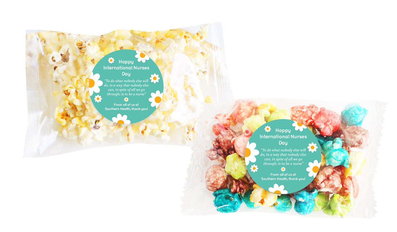 Daisy International Nurses Day Personalised Popcorn Bag