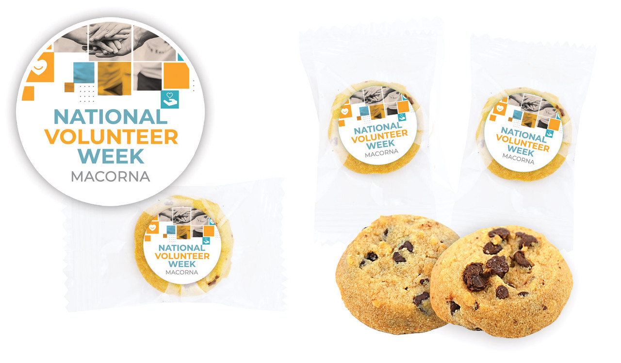 Company Colours National Volunteer Week Bite-Size Cookie 5g