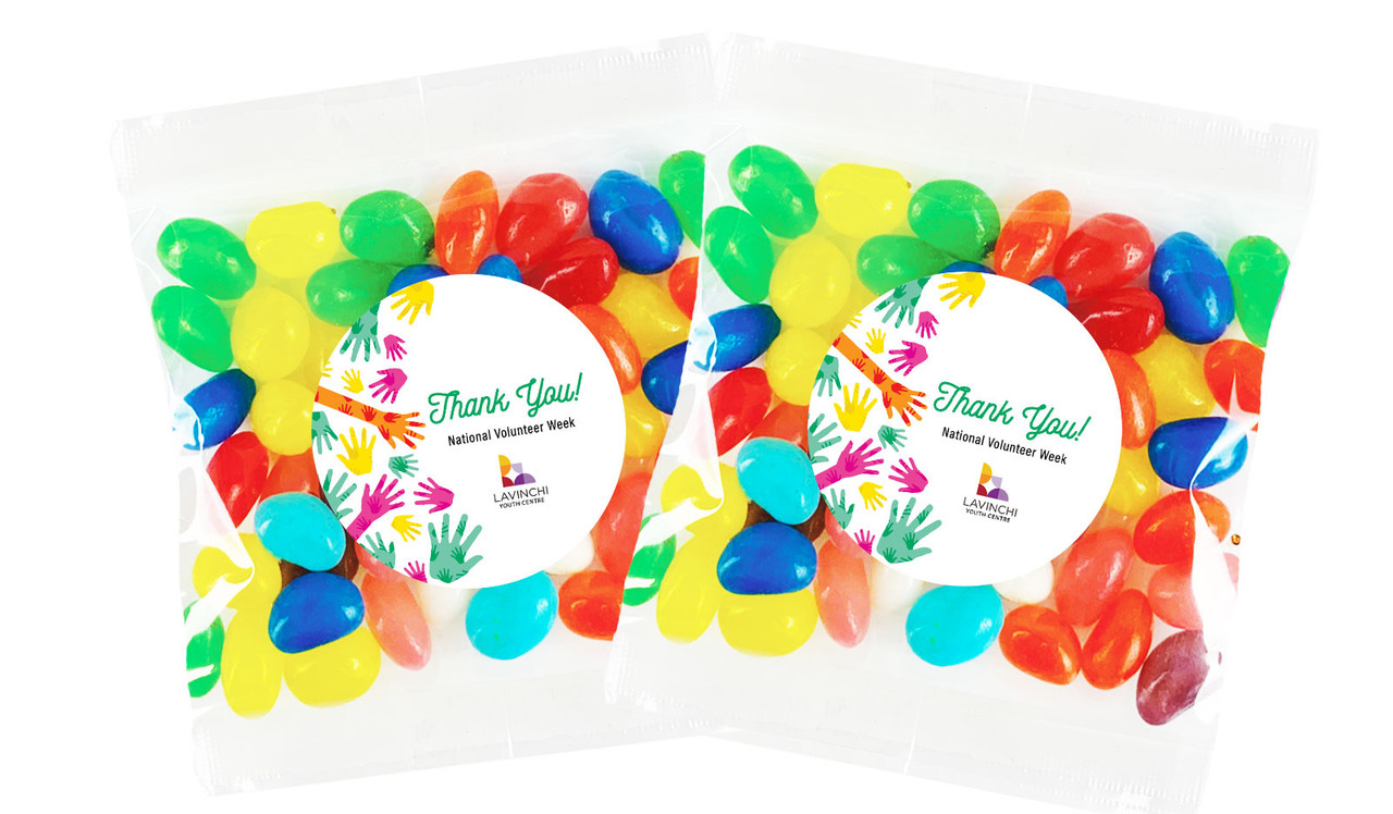 Helping Hands National Volunteer Week Personalised Lolly Bag