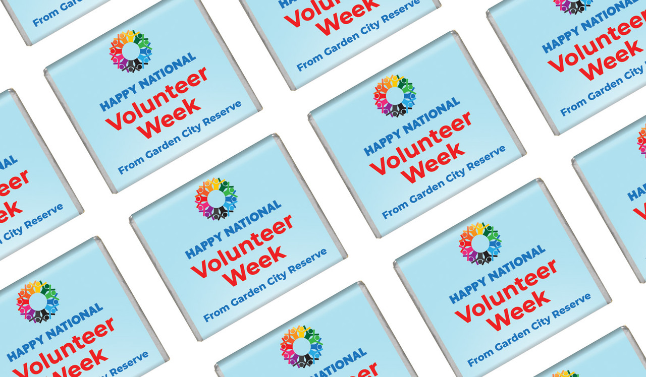 Rainbow Peoples Volunteer Week Personalised Mini Chocolates