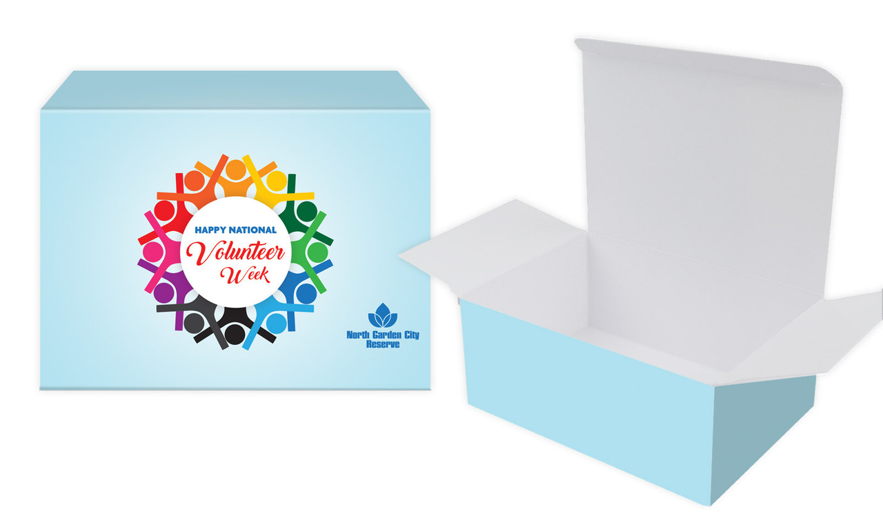 Rainbow Peoples National Volunteer Week Personalised Tuck Gift Box