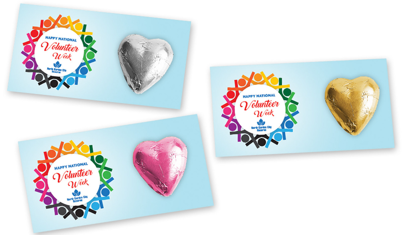 Rainbow Peoples National Volunteer Week Heart Card
