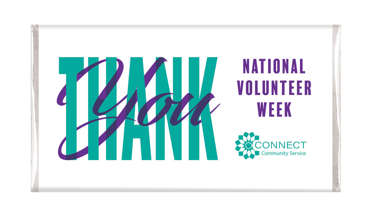 Thank You Volunteer Week Personalised Chocolate Bars
