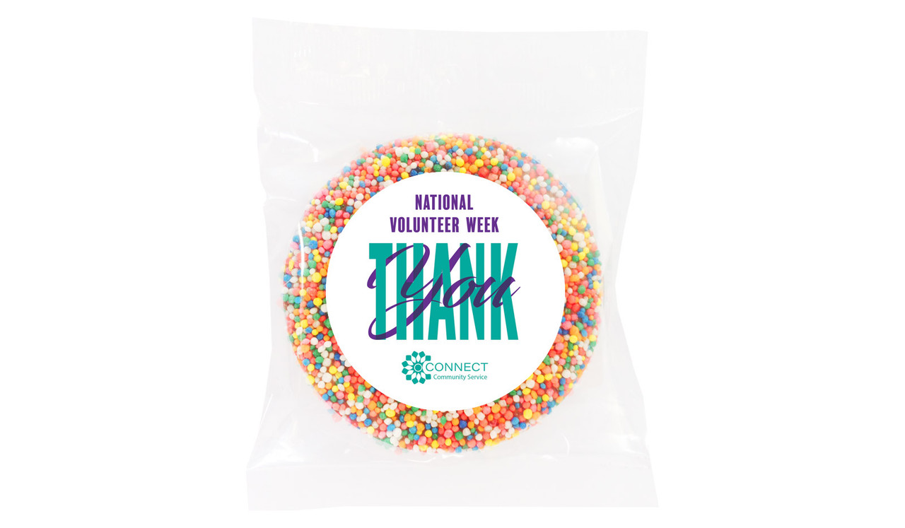 Thank You Volunteer Week Giant Freckles
