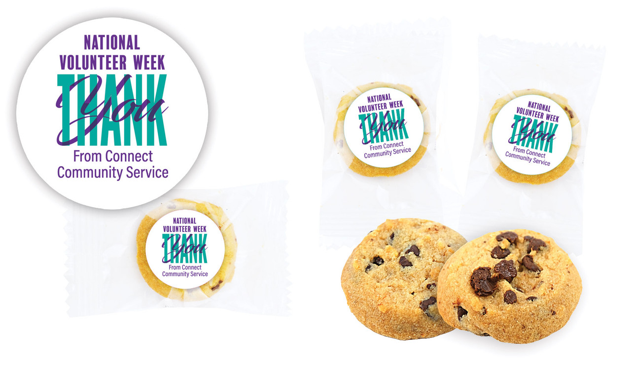 Thank You National Volunteer Week Bite-Size Cookie 5g