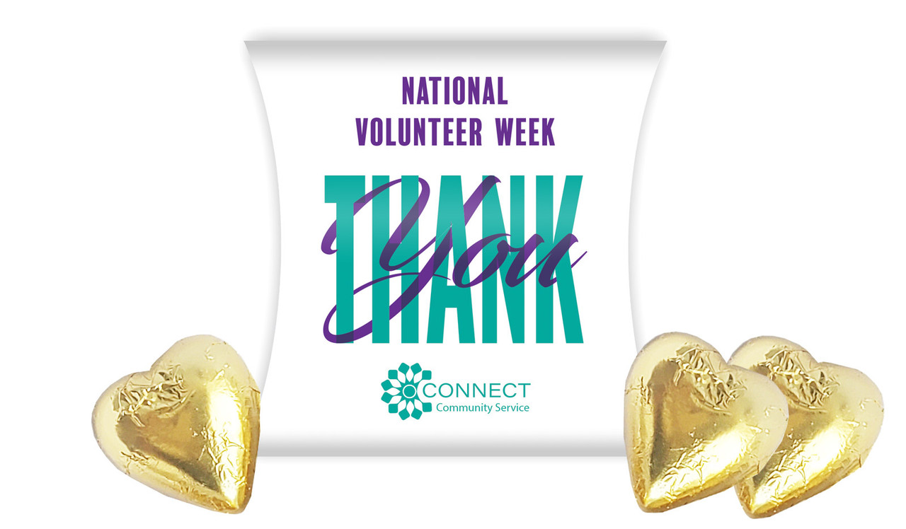 Thank You National Volunteer Week Personalised Pillow Boxes