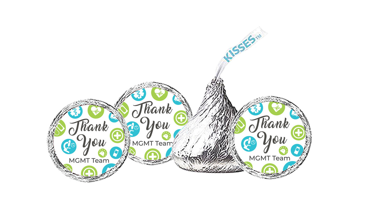 Dots International Nurses Day Personalised Hersheys Kisses