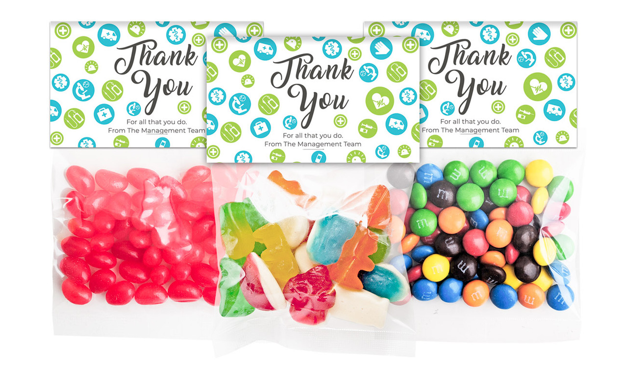 Dots International Nurses Day Personalised Lolly Bag With Topper