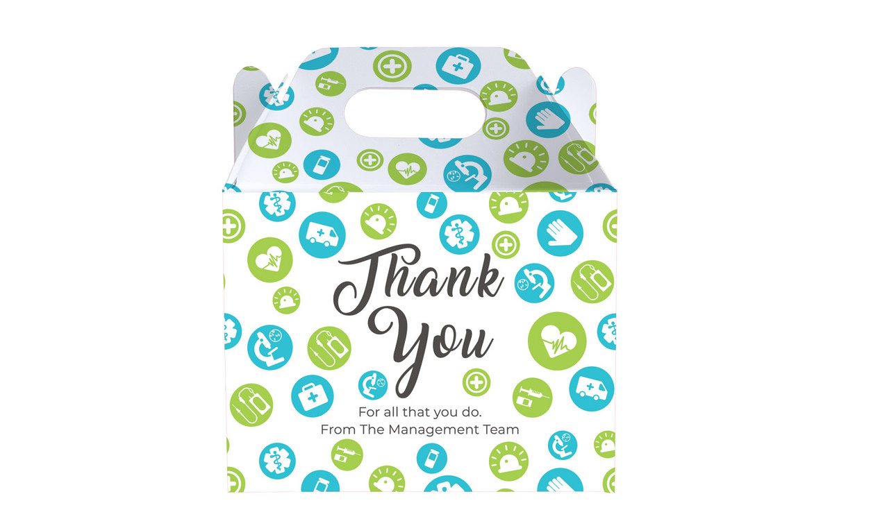 Dots International Nurses Day Personalised Gable Favour Box