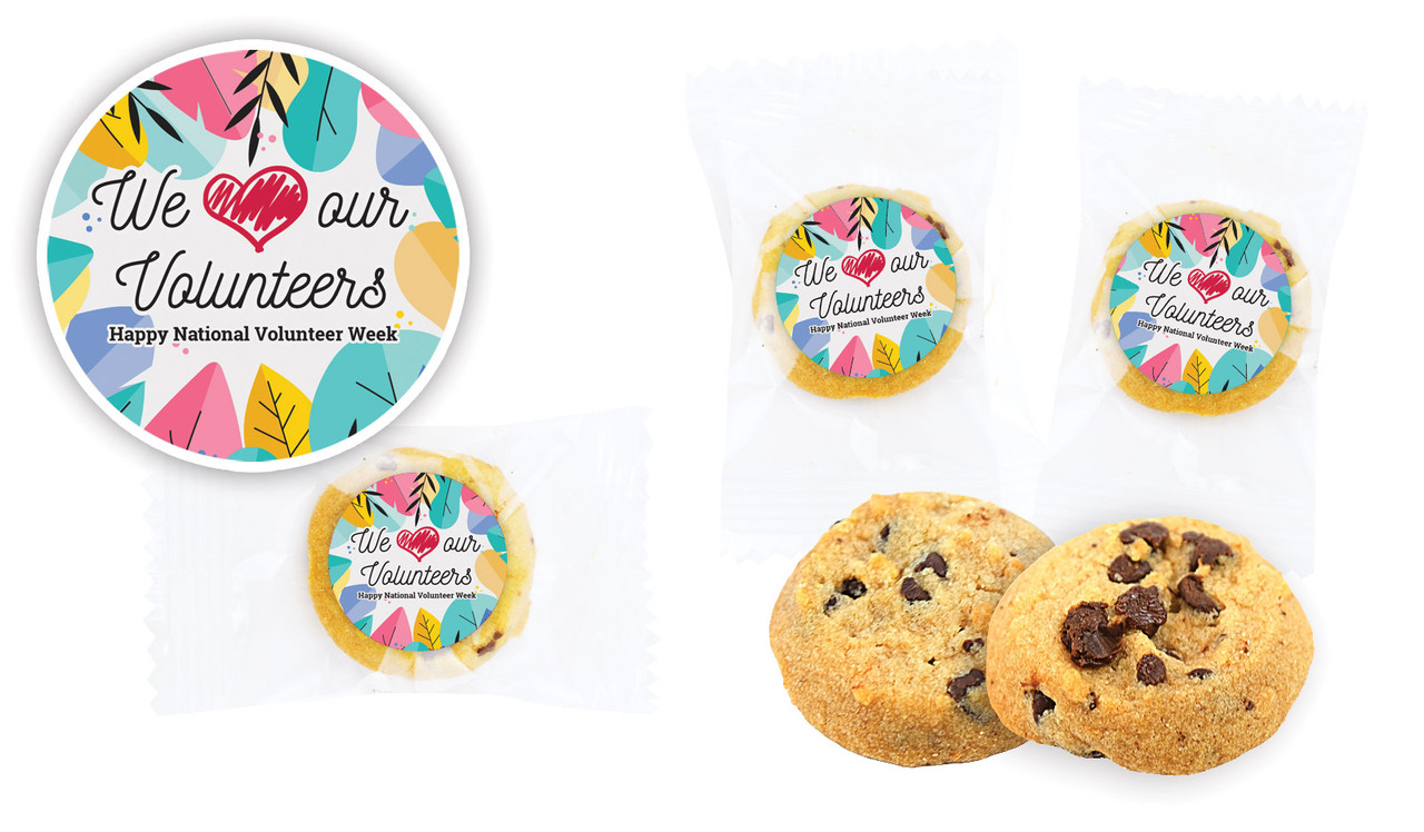 We Love Volunteer Week Bite-Size Cookie 5g