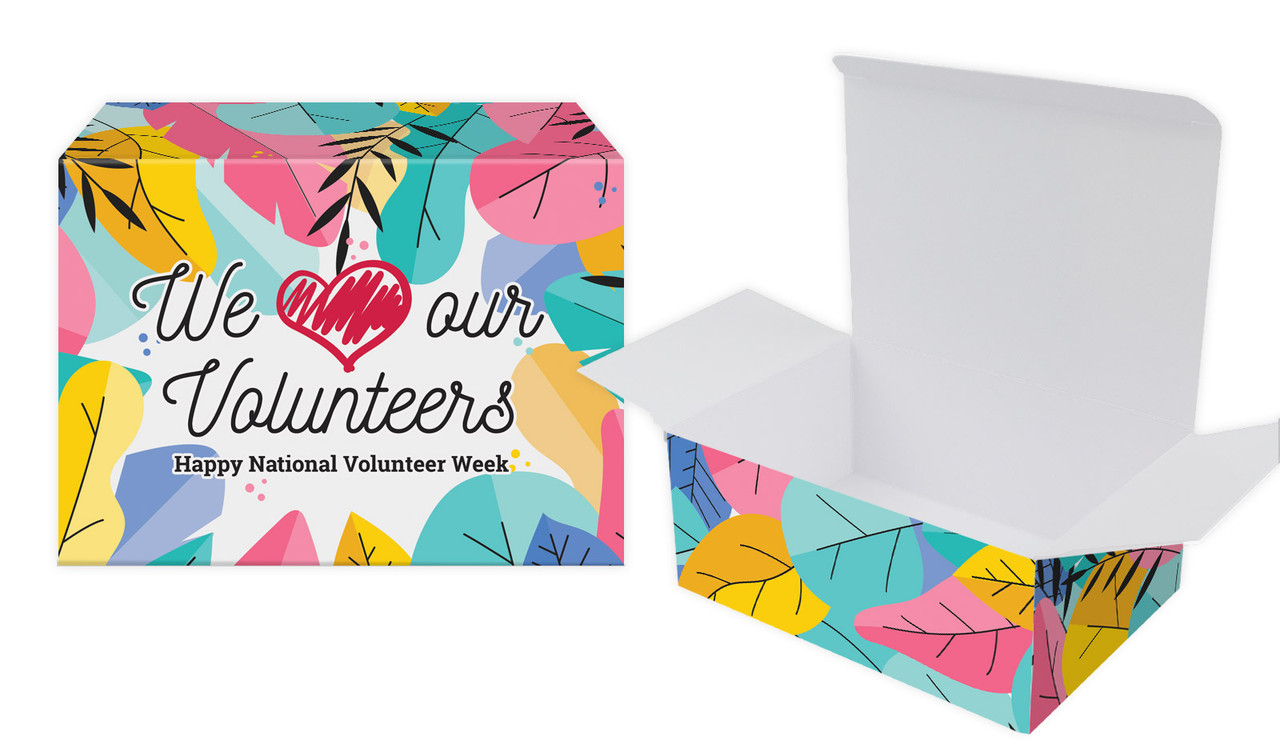 We Love Volunteer Week Personalised Tuck Gift Box