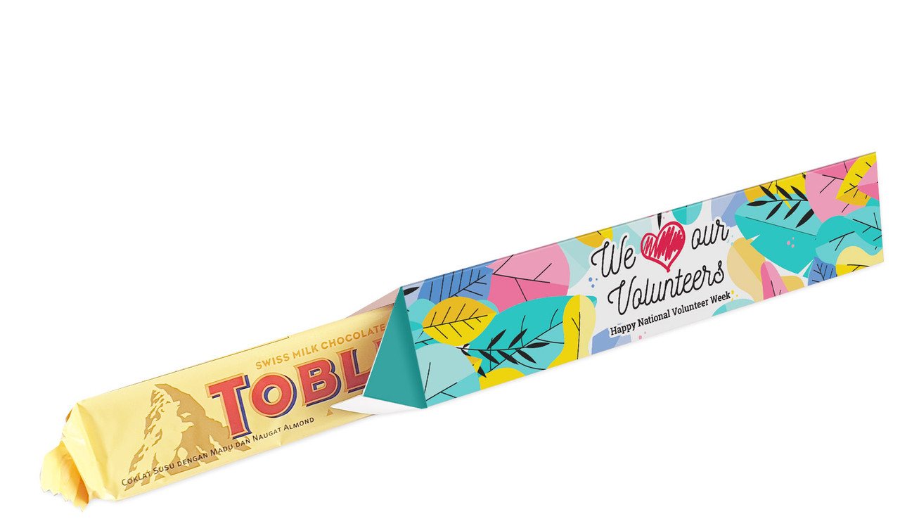 We Love Volunteer Week Toblerone Bar In A Box