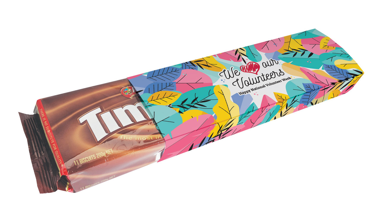 We Love Volunteer Week Custom Tim Tam Pack